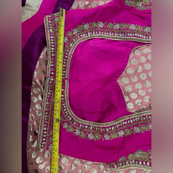 Hot Pink / Purple Lengha (Indian Dress) - Picture 7 of 10